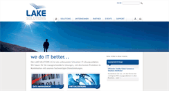 Desktop Screenshot of lake-solutions.ch